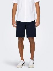 ONLY & SONS Szorty chino w kolorze czarnym rozmiar: M. Czarne eleganckie spodnie Only & Sons, na co dzień, m. Za 75.16 zł.
