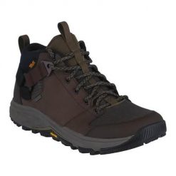 Buty do chodzenia męskie Teva Grandview Gtx. Brązowe buty trekkingowe Teva, bez wzorów, z materiału, za kostkę, bez zapięcia. Za 600.99 zł.