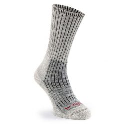 Męskie skarpety trekkingowe Bridgedale Midweight Merino Comfort Stone Grey. Szare skarpety Bridgedale, bez wzorów. Za 96.99 zł.
