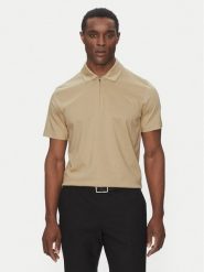 BOSS Polo H-Paras 50537954 Beżowy Regular Fit. Brązowe koszulki polo Boss, m, bez wzorów, z bawełny, bez kołnierzyka, bez ramiączek. Za 369.99 zł.