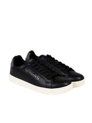 Gas Sneakersy "Sebring LTX" | GAM224201 | Sebring LTX | Mężczyzna | Czarny. Czarne buty sportowe casual Gas, bez wzorów, ze skóry ekologicznej, bez zapięcia. W wyprzedaży za 219.00 zł.