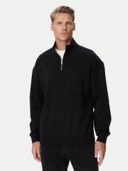 HUGO Bluza Dalizip 50568307 Czarny Regular Fit. Czarne bluzy Hugo, l, bez wzorów, z bawełny, bez kaptura. Za 549.99 zł.