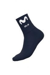 Skarpetki rowerowe Alé Cycling Pro Team Replica Movistar. Niebieskie skarpety ALÉ CYCLING, bez wzorów, z elastanu. Za 62.99 zł.