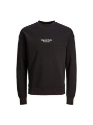 Jack&Jones Bluza Vesterbro 12241694 Czarny Relaxed Fit. Czarne bluzy Jack&Jones, m, bez wzorów, z bawełny, bez kaptura. Za 109.99 zł.