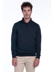 The Time of Bocha Sweter w kolorze granatowym rozmiar: XXL. Niebieskie swetry nierozpinane The Time of Bocha, xxl, bez wzorów, z bawełny, bez kołnierzyka, bez ramiączek. Za 122.67 zł.