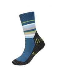 Icepeak Skarpety funkcyjne "Idstein" w kolorze niebiesko-zielono-szarym rozmiar: 42. Niebieskie skarpety Icepeak, bez wzorów, z wełny. Za 39.40 zł.