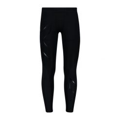 Legginsy treningowe męskie 2XU Core Compression. Brązowe legginsy długie sportowe 2XU, m, bez wzorów. Za 393.30 zł.