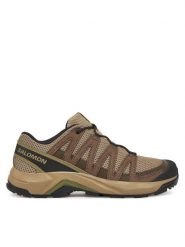 Salomon Trekkingi X-Adventure Recon L47815600 Beżowy. Brązowe buty trekkingowe Salomon, bez wzorów, z nubiku, bez zapięcia. Za 419.99 zł.