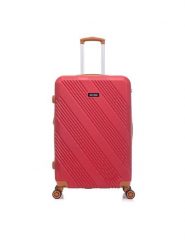 Semi Line Walizka duża T5851-3 Czerwony. Czerwone walizki Semi-line, bez wzorów, z tworzywa sztucznego, duże. Za 249.99 zł.