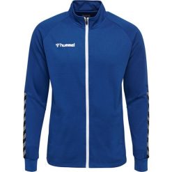 Kurtka Sportowa Hummel HML AUTHENTIC POLY ZIP JACKET granatowa. Niebieskie kurtki treningowe Hummel, m, bez wzorów, bez kaptura, na fitness i siłownię. Za 167.00 zł.
