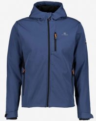 Męska kurtka softshell Athl. dpt Pelican niebieska 2XL. Niebieskie kurtki Trespass, m, bez wzorów, z elastanu, bez kaptura. Za 290.99 zł.