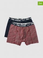 PME Legend Bokserki (2 pary) w kolorze czerwono-granatowym rozmiar: L. Czerwone bokserki PME Legend, l, bez wzorów. Za 109.52 zł.
