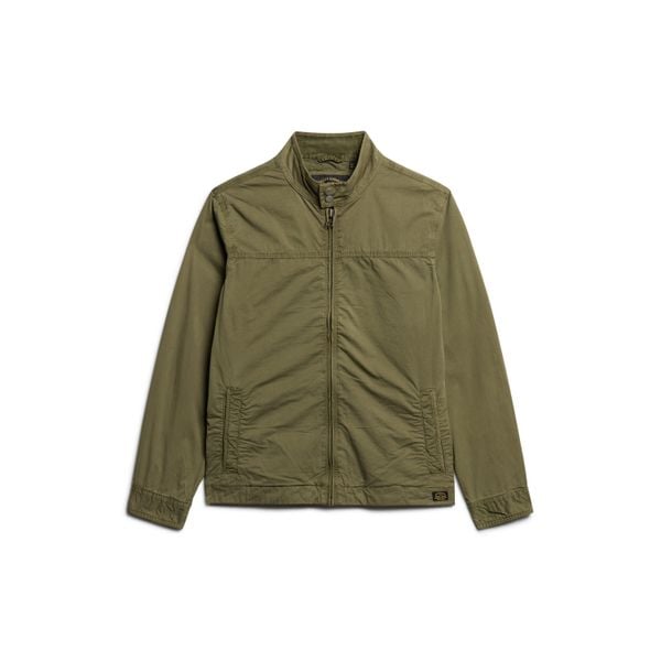 Klasyczna kurtka Superdry Harrington. Zielone kurtki Superdry, xl, bez wzorów, z bawełny, bez kaptura. Za 552.90 zł.