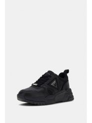 Guess Sneakersy 184176 Czarny. Czarne buty sportowe casual Guess, z aplikacjami, ze skóry, bez zapięcia. Za 544.99 zł.