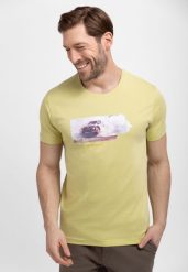 T-shirt z samochodem rajdowym T-DUST. T-shirty Volcano, l, bez wzorów, z bawełny, bez kołnierzyka, bez ramiączek. Za 59.99 zł.