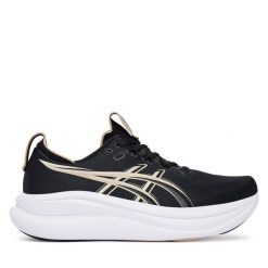 Buty do biegania Asics. Czarne buty do biegania ASICS, bez wzorów, bez zapięcia, do biegania. Za 899.99 zł.