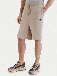 Under Armour Szorty sportowe UA Rival Lightweight 6009345 Beżowy Regular Fit. Brązowe krótkie spodenki sportowe Under Armour, m, bez wzorów, z bawełny. Za 189.99 zł.