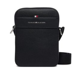 Saszetka Tommy Hilfiger. Czarne torby na ramię Tommy Hilfiger, bez wzorów, małe, bez dodatków. Za 369.99 zł.