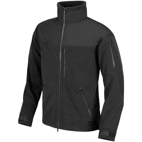 Kurtka polarowa męska Helikon-Tex Classic Army Fleece. Czarne kurtki Helikon-Tex, l, bez wzorów, z materiału, bez kaptura. Za 219.99 zł.