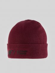 4F Czapka zimowa męska - burgundowa Uniwersalny. Czerwone czapki zimowe 4F, bez wzorów, z dzianiny. Za 69.99 zł.