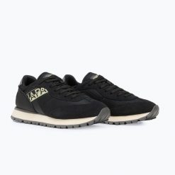Buty męskie Napapijri Jet. Czarne buty trekkingowe Napapijri, bez wzorów, bez zapięcia, trekkingowe. Za 449.99 zł.