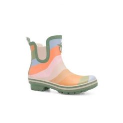 Krótkie kalosze Rouchette Feeling Meadow. Zielone śniegowce ROUCHETTE, z materiału, bez zapięcia. Za 248.00 zł.