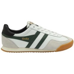 Sneakersy ze skóry Gola Europa. Białe buty sportowe casual Gola, bez wzorów, ze skóry, bez zapięcia. Za 470.50 zł.