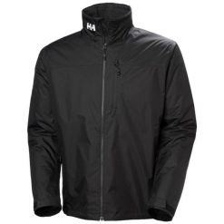 Kurtka wodoodporna Helly Hansen Crew Pile. Czarne kurtki przeciwdeszczowe Helly Hansen, m, bez wzorów, bez kaptura. Za 853.00 zł.