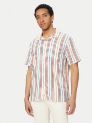 Barbour Koszula Waterbay MSH5712WH11 Biały Regular Fit. Białe koszule Barbour, m, bez wzorów, z bawełny, bez kołnierzyka, bez ramiączek. Za 379.99 zł.