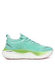 EA7 Emporio Armani Sneakersy X8X246 XK443 D134 Błękitny. Niebieskie buty sportowe casual EA7 Emporio Armani, bez wzorów, z materiału, bez zapięcia. Za 819.99 zł.