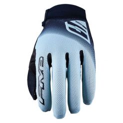 Rękawiczki XR-PRO - CZARNO-MIĘTOWE - S/8. Czarne rękawiczki FIVE GLOVES, bez wzorów, ze skóry. Za 134.00 zł.