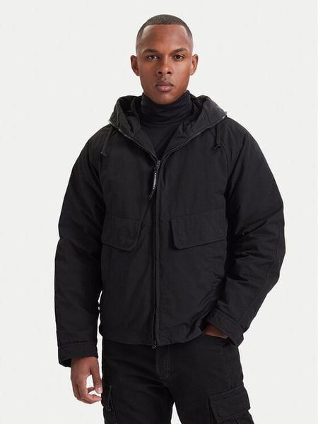 C.P. Company Kurtka puchowa 21CMOW078A110305G Czarny Regular Fit. Czarne kurtki C.P. Company, m, bez wzorów, z puchu, bez kaptura. Za 3,729.00 zł.