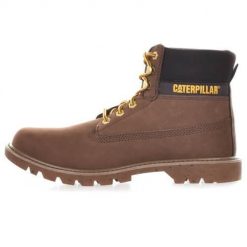 Buty do chodzenia męskie Caterpillar Colorado. Brązowe buty sportowe casual CATerpillar, bez wzorów, z materiału, za kostkę, bez zapięcia. Za 499.99 zł.