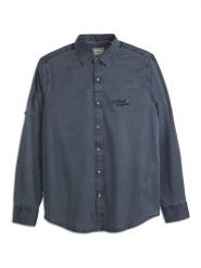 Scotch & Soda Koszula w kolorze antracytowym rozmiar: XL. Czarne koszule Scotch & Soda, xl, bez wzorów, bez kołnierzyka, bez ramiączek. Za 143.56 zł.