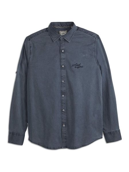 Scotch & Soda Koszula w kolorze antracytowym rozmiar: XL. Czarne koszule Scotch & Soda, xl, bez wzorów, bez kołnierzyka, bez ramiączek. Za 143.56 zł.