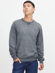 Blend Sweter 20715850 Granatowy Regular Fit. Niebieskie swetry rozpinane Blend, m, bez wzorów, z syntetyku, bez kołnierzyka, bez ramiączek. Za 79.99 zł.