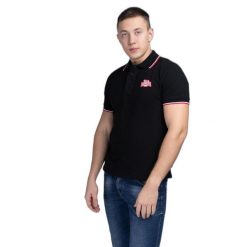Polo Lonsdale Kellaton. Czarne koszulki polo Lonsdale, m, bez wzorów, bez kołnierzyka, bez ramiączek. Za 178.50 zł.