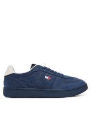 Tommy Jeans Sneakersy Archive 98' Nubuck Court EM0EM01788 Granatowy. Niebieskie buty sportowe casual Tommy Jeans, bez wzorów, z jeansu, bez zapięcia. Za 489.99 zł.