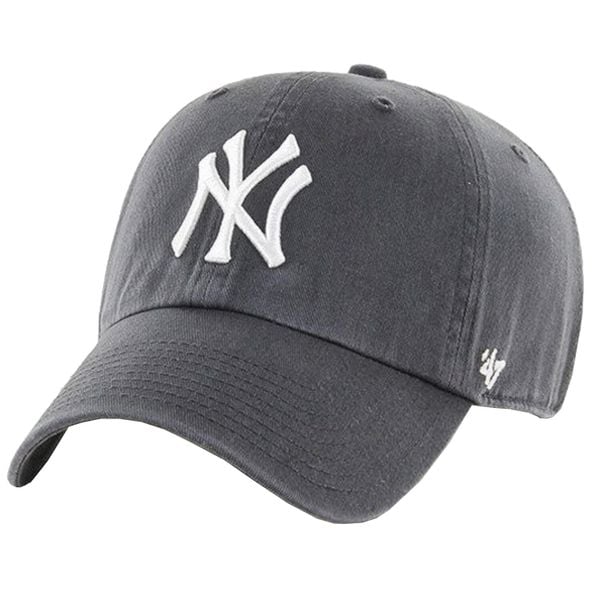 Męska czapka z daszkiem 47 Brand New York Yankees MVP Cap. Szare czapki z daszkiem 47 Brand, bez wzorów, z bawełny. Za 126.60 zł.