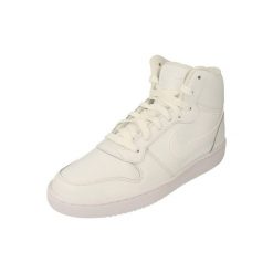 Buty na co dzień męskie NIKE EBERNON MID wysokie skóra. Białe buty do biegania Nike, bez wzorów, ze skóry, bez zapięcia, do biegania. Za 369.00 zł.