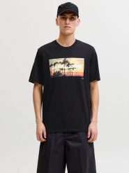Jack & Jones Koszulka "Indiana" w kolorze czarnym rozmiar: XL. Czarne bezrękawniki Jack & Jones, xl, bez wzorów, z bawełny, bez kołnierzyka, bez ramiączek. Za 48.28 zł.