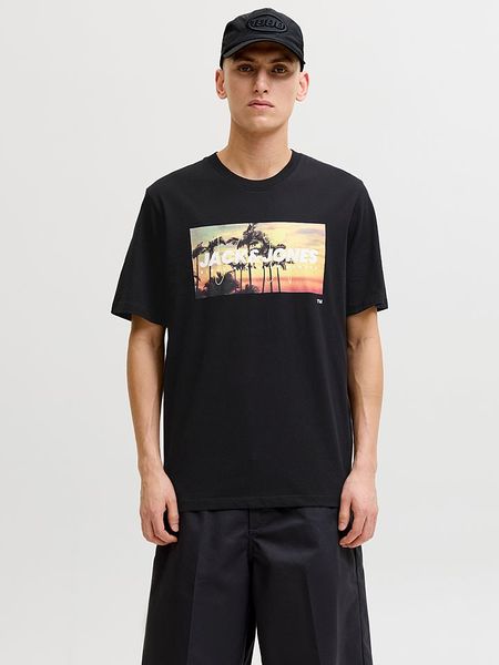 Jack & Jones Koszulka "Indiana" w kolorze czarnym rozmiar: M. Czarne bezrękawniki Jack & Jones, m, bez wzorów, z bawełny, bez kołnierzyka, bez ramiączek. Za 39.77 zł.