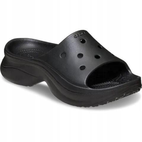 Klapki Dla Dorosłych Crocs Bae Slide. Żółte klapki Crocs, z materiału. Za 191.99 zł.