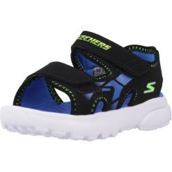 Sandały SKECHERS RAZOR SPLASH Niebieski. Niebieskie sandały Skechers, z syntetyku, bez zapięcia. Za 138.99 zł.