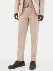 Jack&Jones Chinosy Riviera 12228724 Beżowy Slim Fit. Brązowe eleganckie spodnie Jack&Jones, m, z bawełny. Za 199.99 zł.