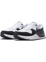 Nike Sneakersy "Air Max System" w kolorze biało-czarnym rozmiar: 42,5. Białe buty sportowe casual Nike, bez wzorów, bez zapięcia. Za 344.54 zł.