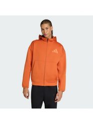 Adidas Bluza Z.N.E. KE4679 Pomarańczowy Regular Fit. Brązowe bluzy Adidas, m, bez wzorów, z bawełny, bez kaptura. Za 459.99 zł.