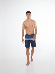 Szorty kąpielowe męskie Protest PRTELJAS. Niebieskie krótkie spodenki sportowe Protest, m, bez wzorów, z materiału. Za 139.90 zł.
