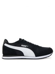 Puma Sneakersy St Miler 401622 01 Czarny. Czarne buty sportowe casual Puma, bez wzorów, ze skóry, bez zapięcia. Za 229.99 zł.