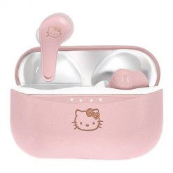 Słuchawki bezprzewodowe douszne TWS OTL Hello Kitty (różowe). Czerwone słuchawki bezprzewodowe OTL. Za 119.00 zł.